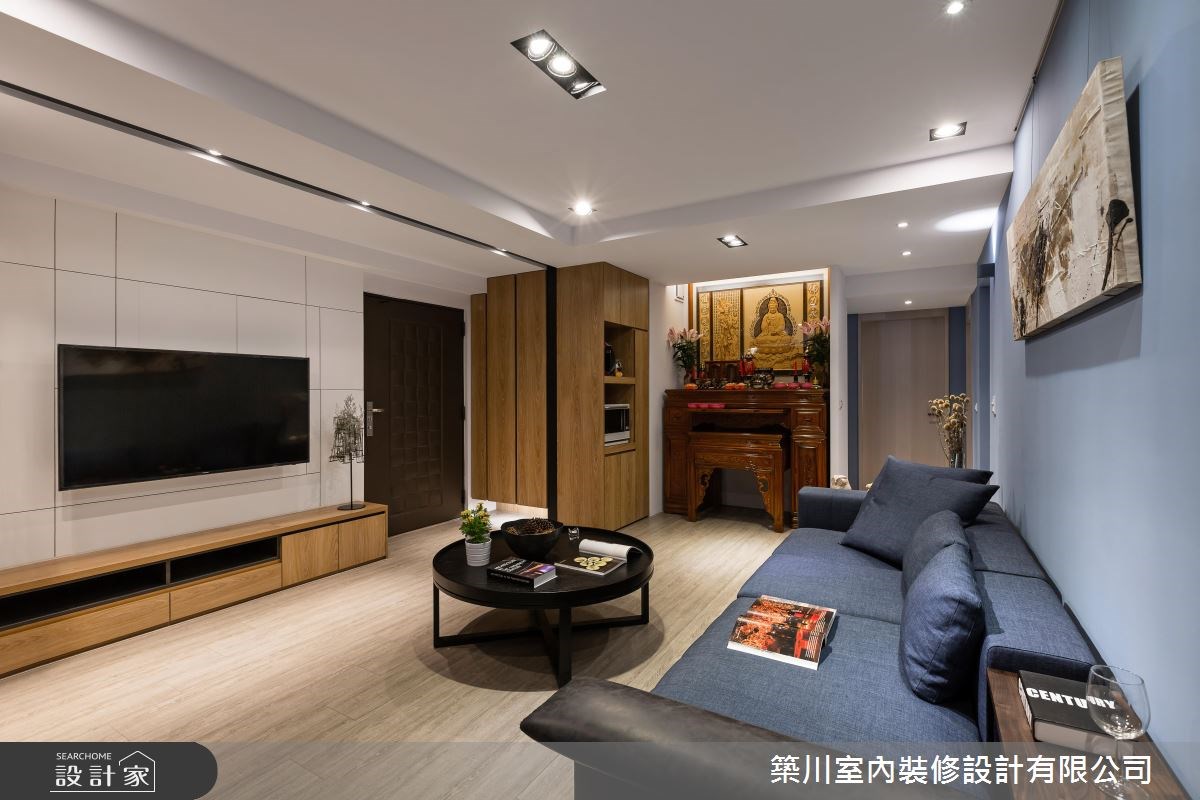 28坪老屋(16~30年)＿現代風玄關客廳案例圖片＿築川設計＿築川_05之5