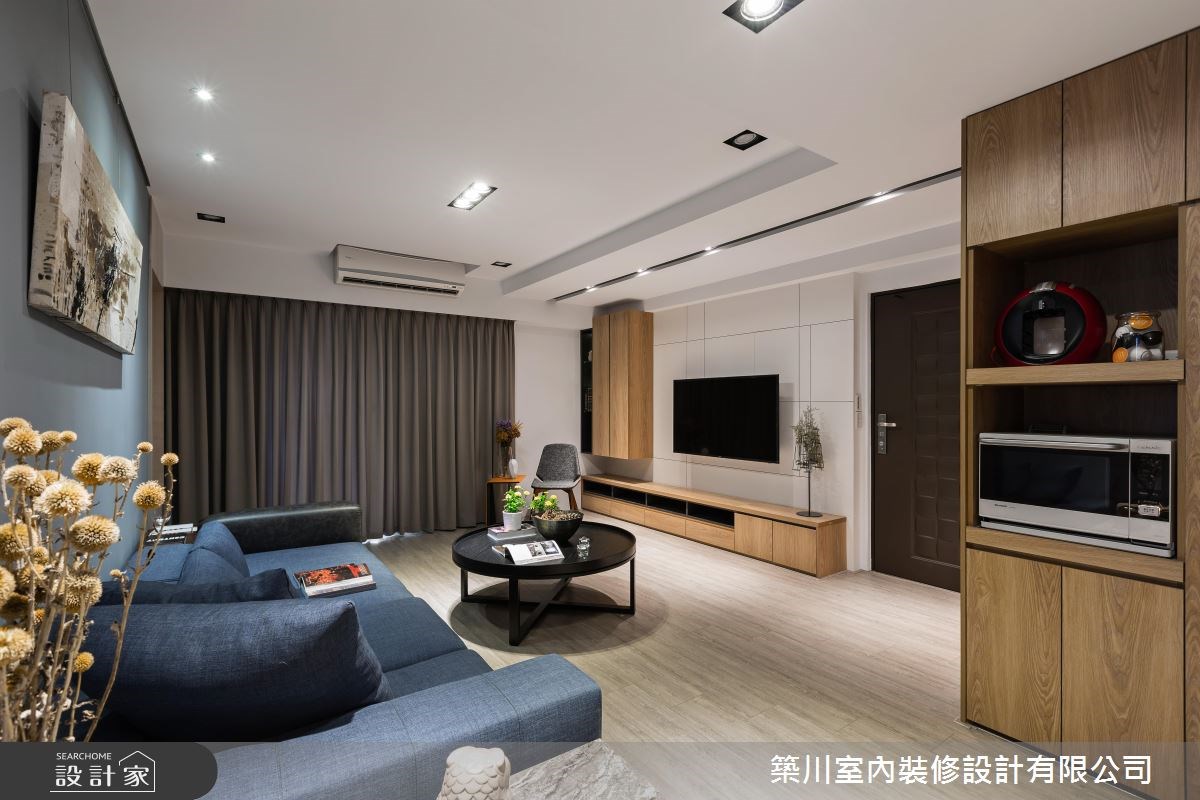 28坪老屋(16~30年)＿現代風玄關客廳案例圖片＿築川設計＿築川_05之6