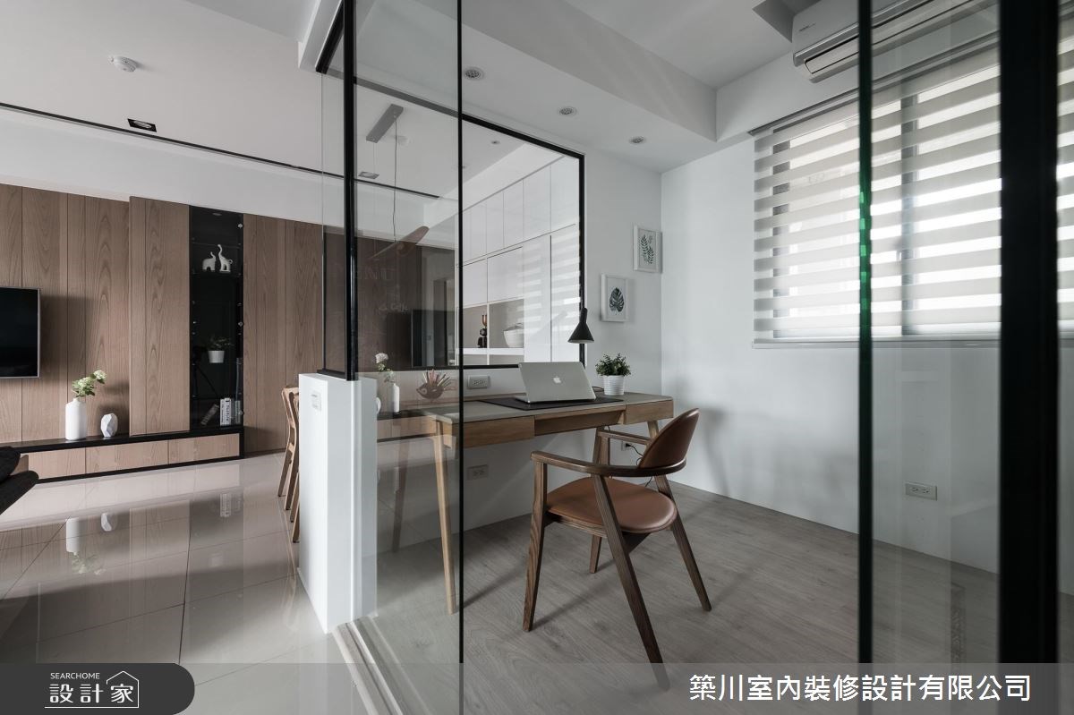 23坪新成屋(5年以下)＿北歐風客廳書房案例圖片＿築川設計＿築川_06之9