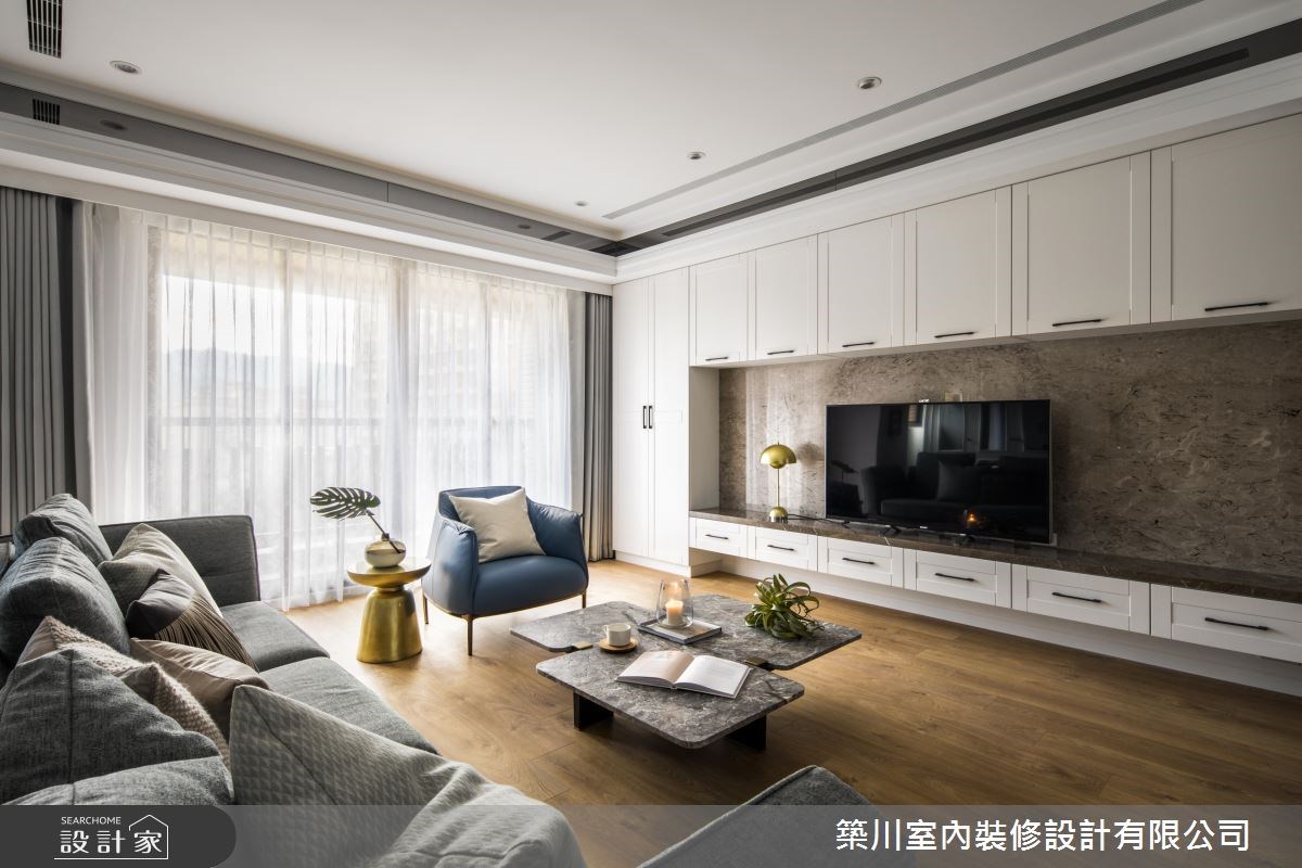 45坪新成屋(5年以下)＿新古典客廳案例圖片＿築川設計＿築川_08之4