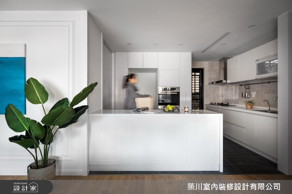 45坪新成屋(5年以下)＿新古典廚房吧檯案例圖片＿築川設計＿築川_08之9