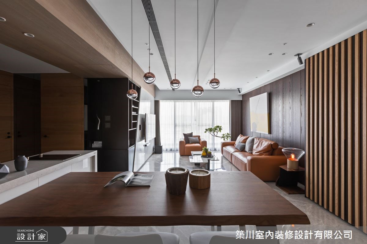 40坪新成屋(5年以下)＿現代風客廳餐廳案例圖片＿築川設計＿築川_09之6