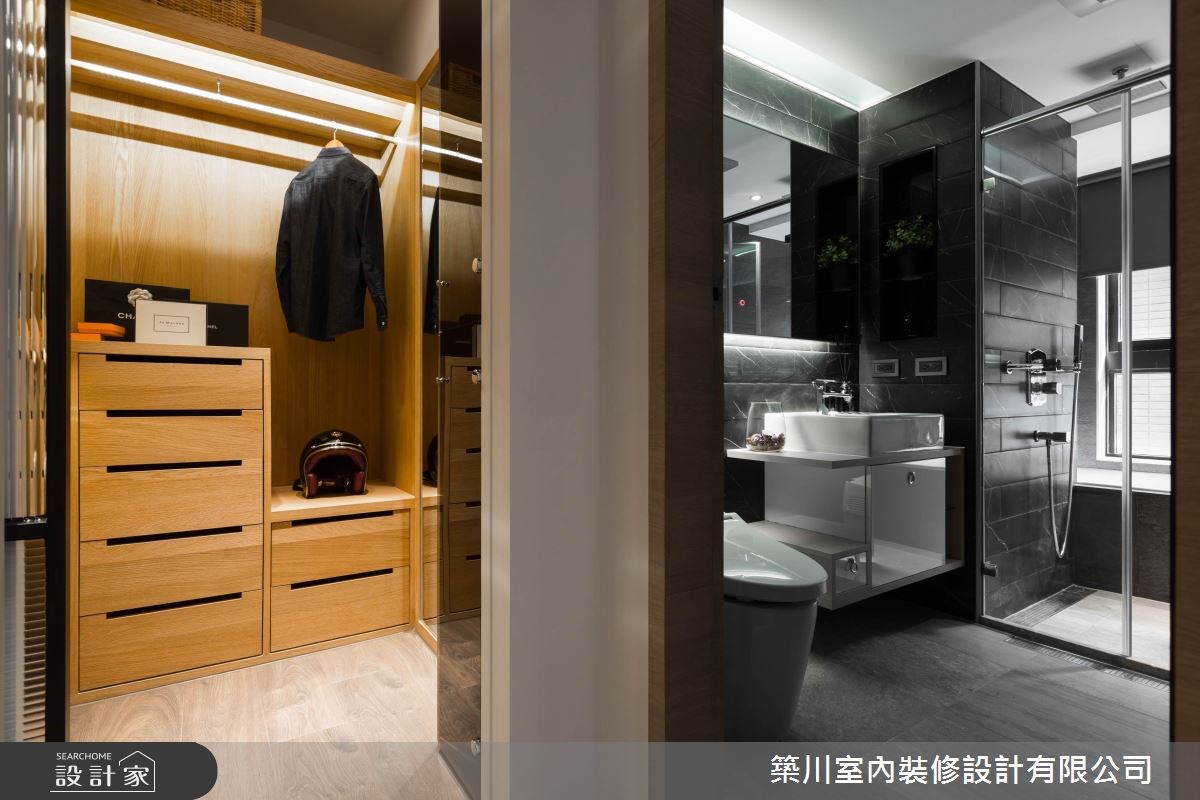40坪新成屋(5年以下)＿現代風更衣間浴室案例圖片＿築川設計＿築川_09之12