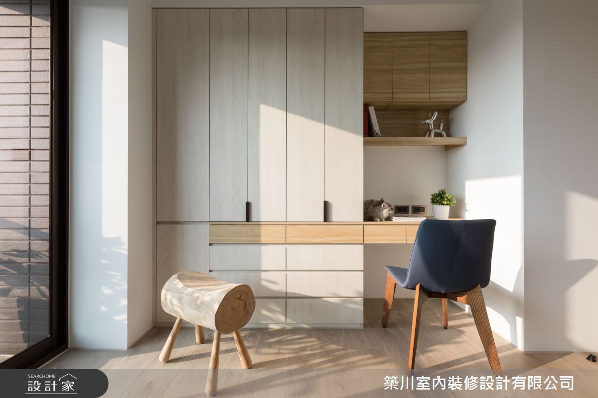40坪新成屋(5年以下)＿現代風書房案例圖片＿築川設計＿築川_09之16