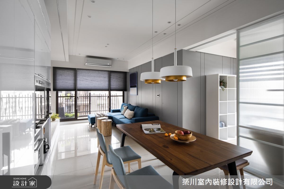 24坪新成屋(5年以下)＿北歐風客廳餐廳案例圖片＿築川設計＿築川_07之4