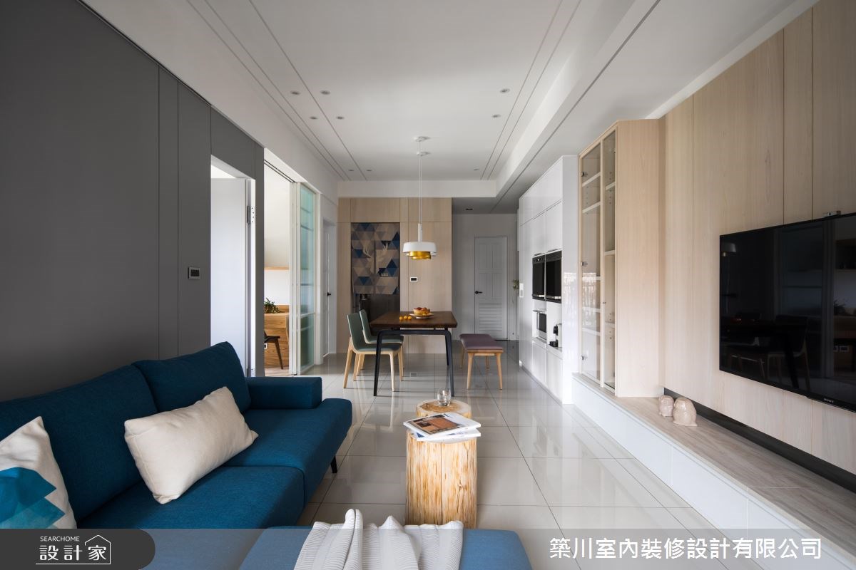 24坪新成屋(5年以下)＿北歐風客廳餐廳案例圖片＿築川設計＿築川_07之10