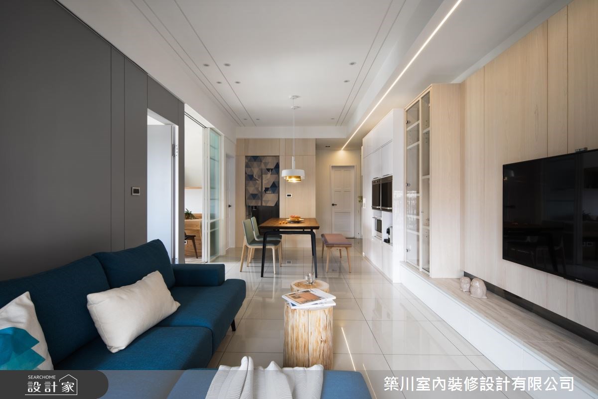 24坪新成屋(5年以下)＿北歐風客廳餐廳案例圖片＿築川設計＿築川_07之11