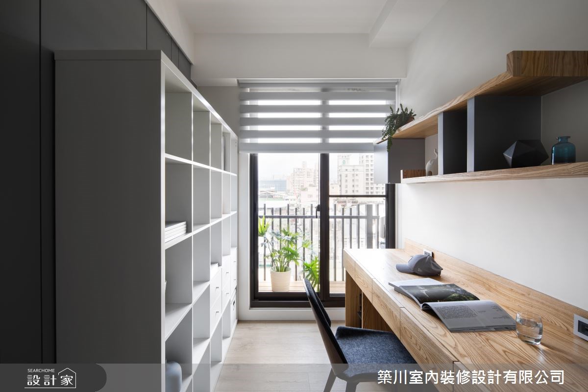 24坪新成屋(5年以下)＿北歐風書房案例圖片＿築川設計＿築川_07之12