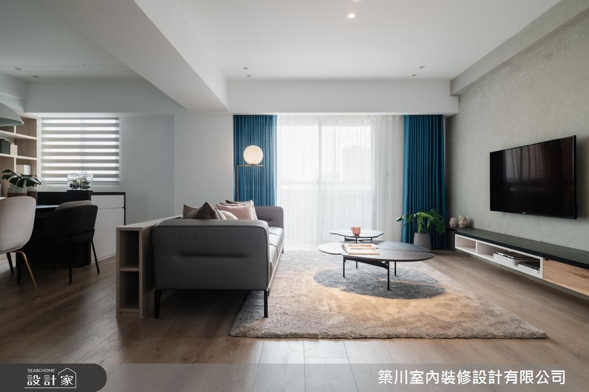 40坪老屋(16~30年)＿北歐風客廳餐廳案例圖片＿築川設計＿築川_10之3