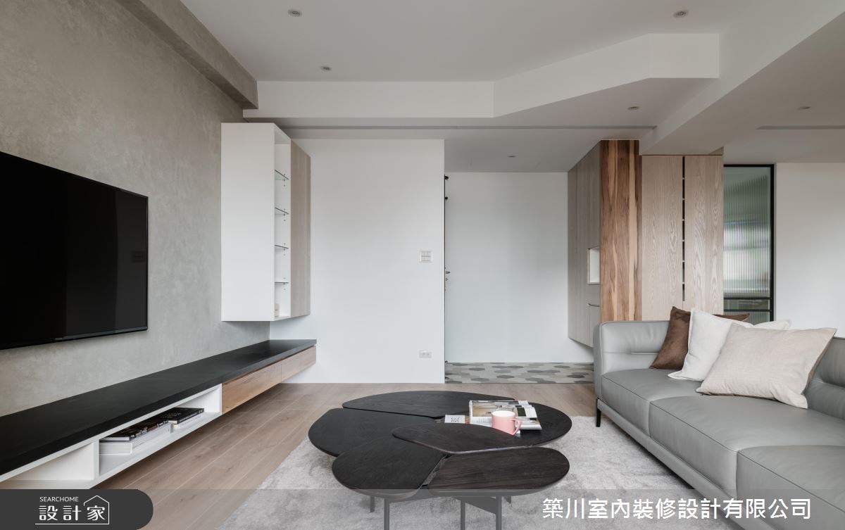 40坪老屋(16~30年)＿北歐風玄關客廳案例圖片＿築川設計＿築川_10之4