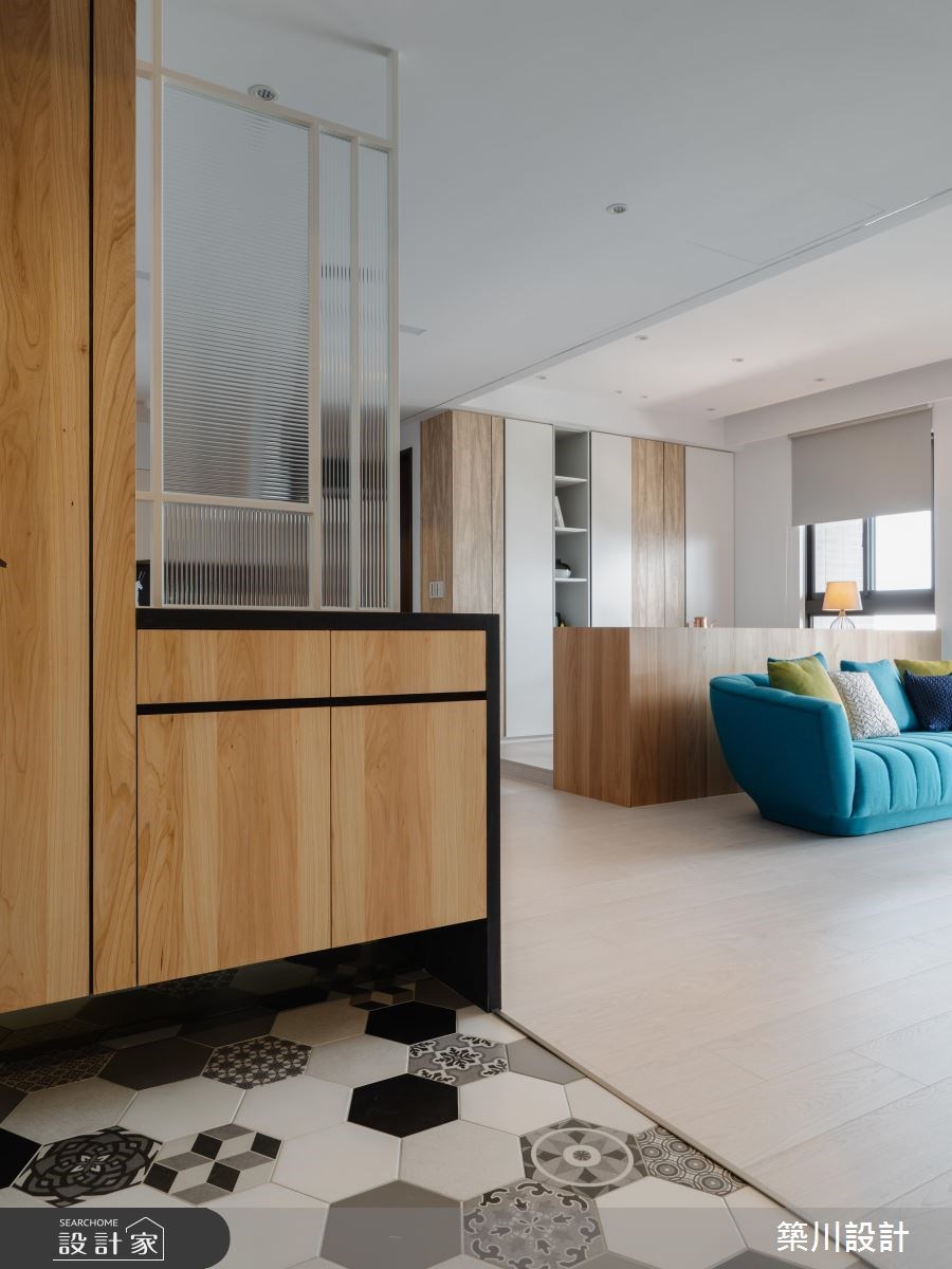 20坪新成屋(5年以下)＿北歐風玄關案例圖片＿築川設計＿築川_11之1