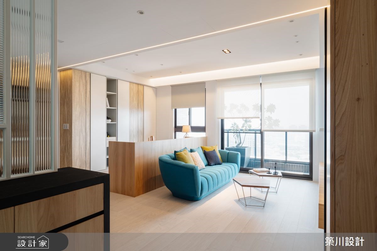 20坪新成屋(5年以下)＿北歐風客廳案例圖片＿築川設計＿築川_11之2