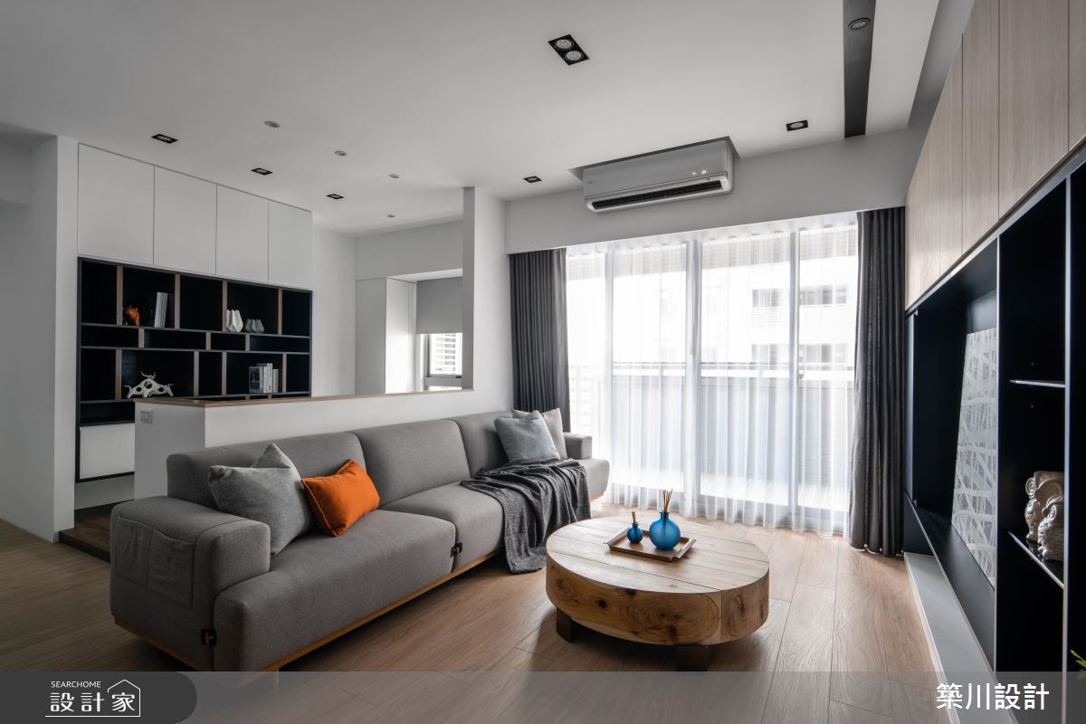 新成屋(5年以下)＿北歐風客廳案例圖片＿築川設計＿築川_12之5