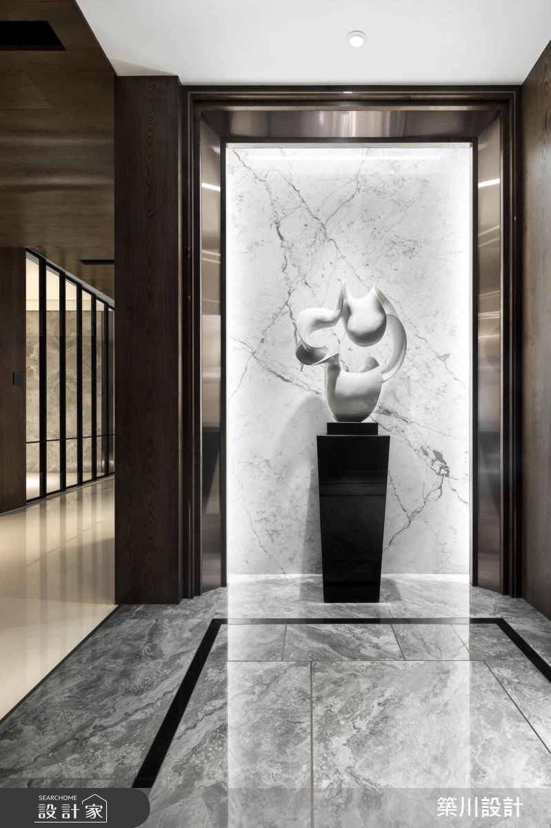 70坪新成屋(5年以下)＿現代風玄關案例圖片＿築川設計＿築川_13之1
