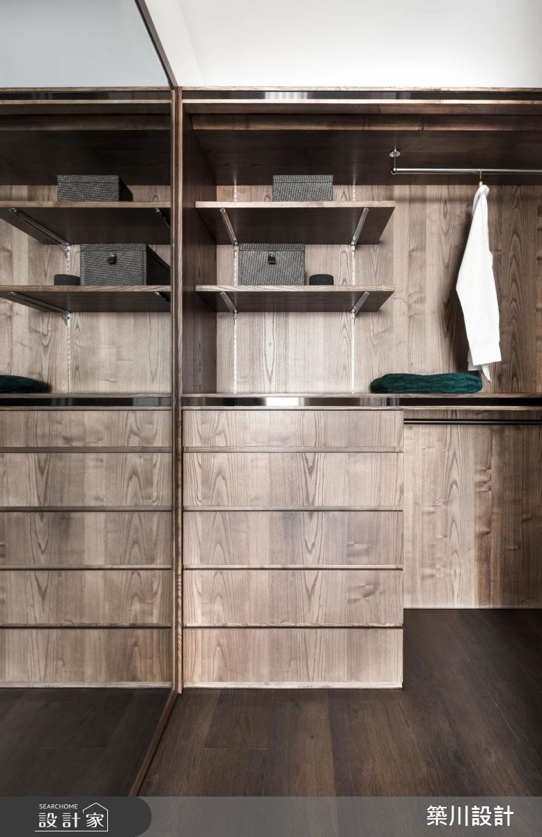 70坪新成屋(5年以下)＿現代風更衣間案例圖片＿築川設計＿築川_13之21