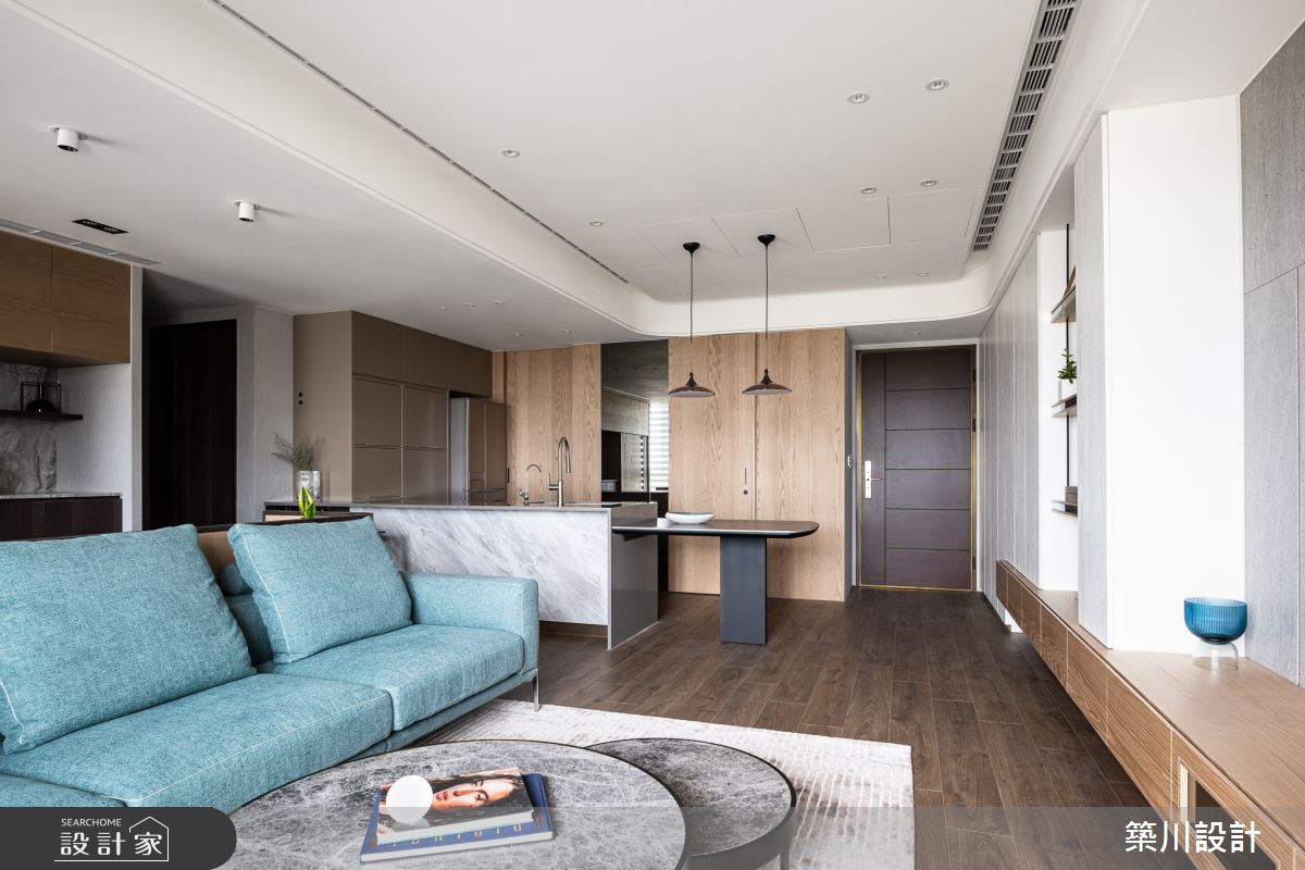 30坪新成屋(5年以下)＿現代風客廳案例圖片＿築川設計＿築川_14之3