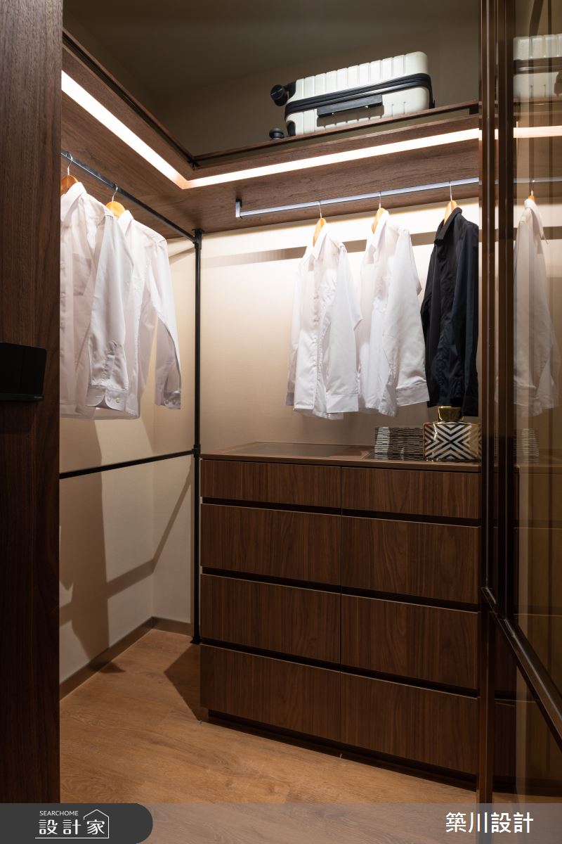 32坪新成屋(5年以下)＿新古典臥室更衣間案例圖片＿築川設計＿築川_17之18