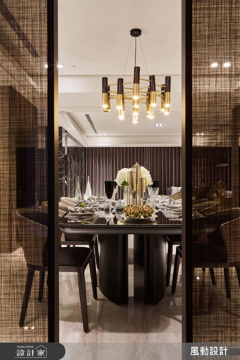 114坪新成屋(5年以下)＿奢華風餐廳案例圖片＿風動設計有限公司＿風動_01之9