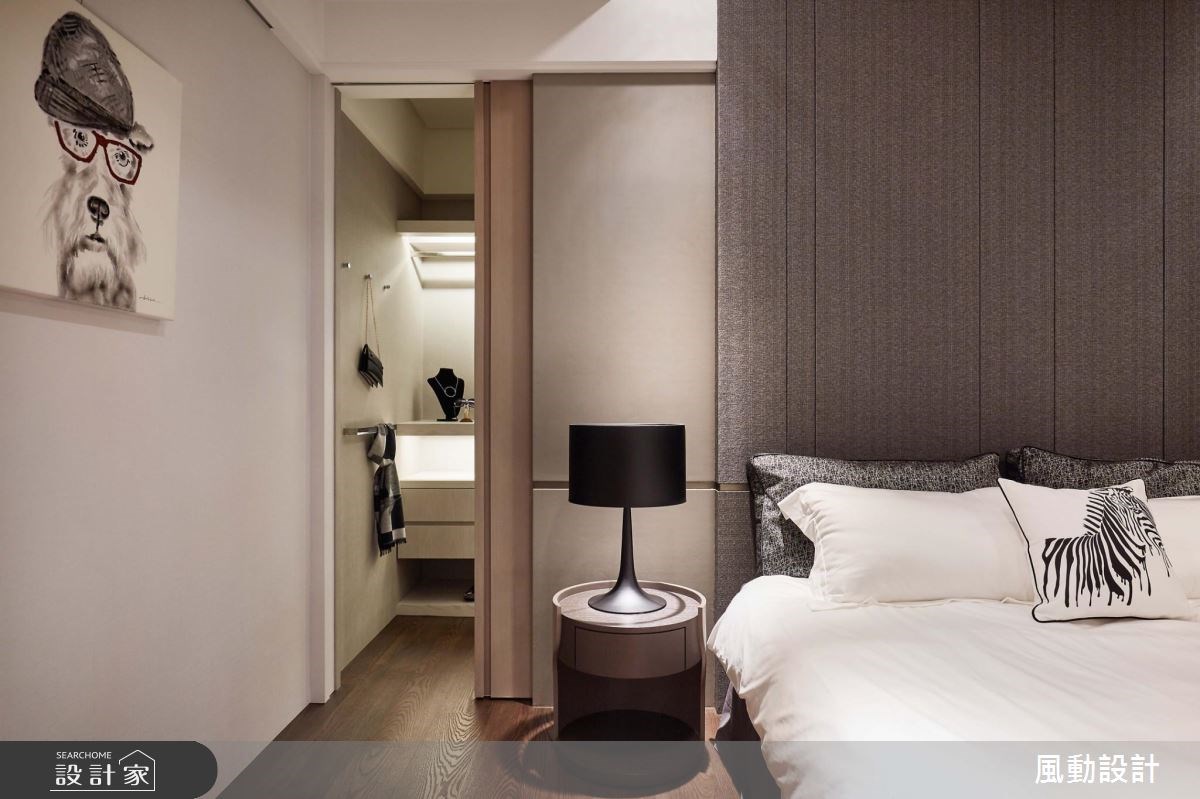 114坪新成屋(5年以下)＿奢華風臥室更衣間案例圖片＿風動設計有限公司＿風動_01之14