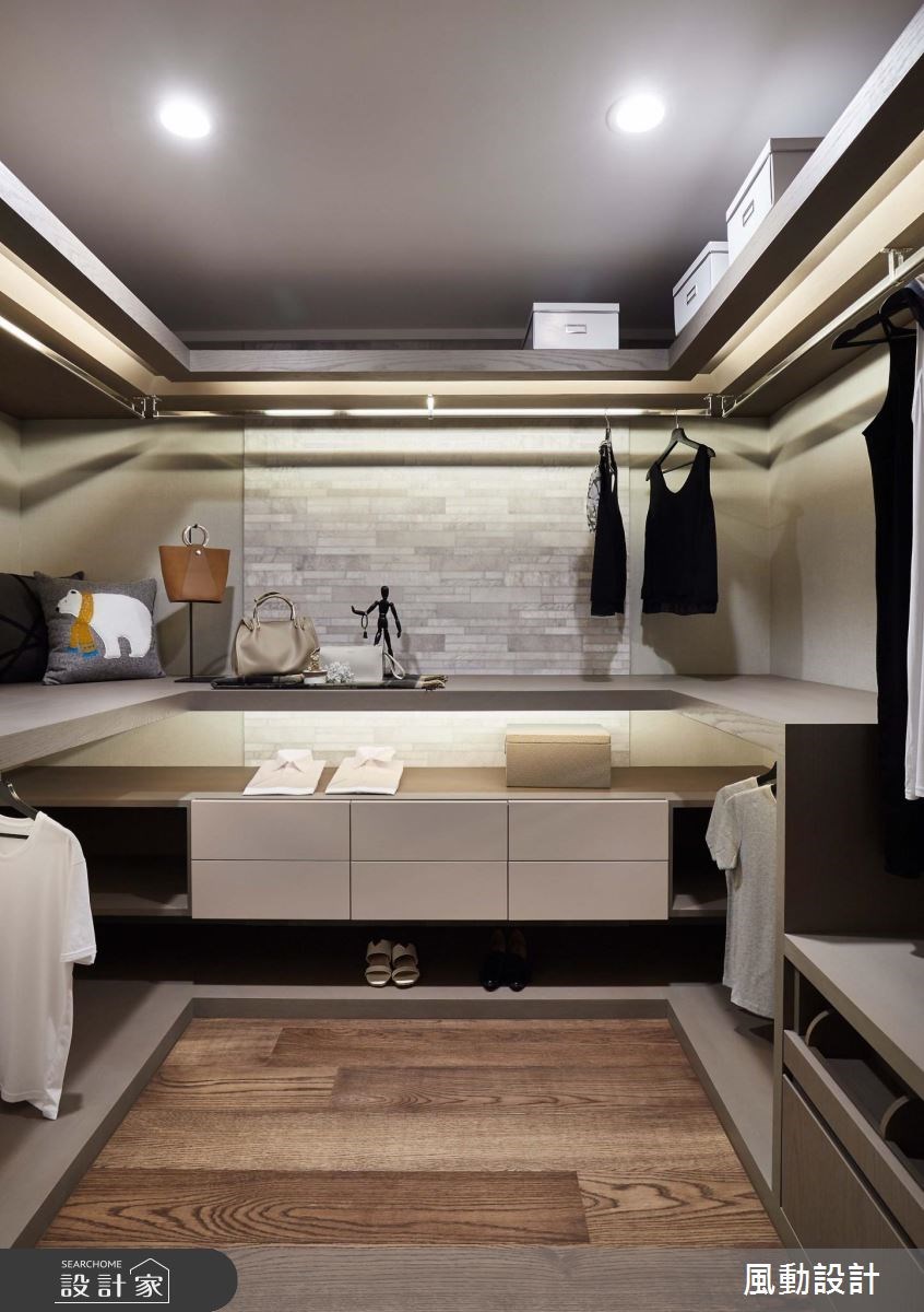 114坪新成屋(5年以下)＿奢華風更衣間案例圖片＿風動設計有限公司＿風動_01之15