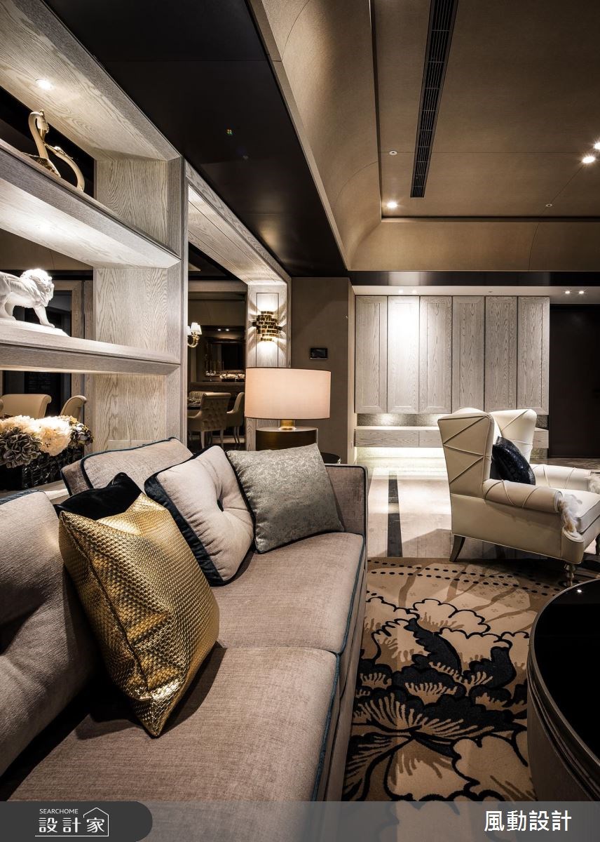 112坪新成屋(5年以下)＿新古典玄關客廳案例圖片＿風動設計有限公司＿風動_02之4