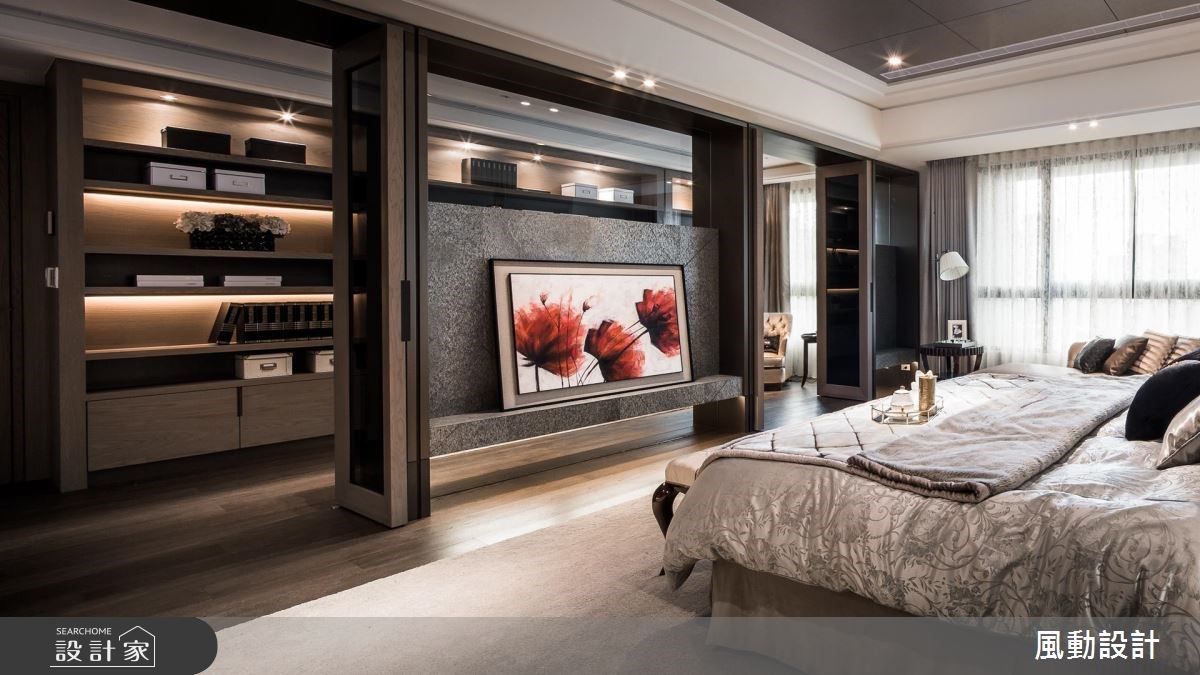 112坪新成屋(5年以下)＿新古典臥室書房案例圖片＿風動設計有限公司＿風動_02之11