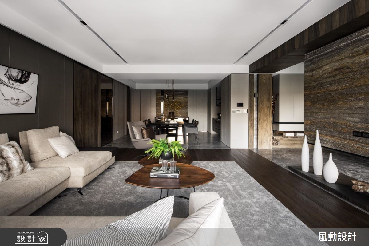 120坪新成屋(5年以下)＿人文禪風客廳餐廳案例圖片＿風動設計有限公司＿風動_03之3