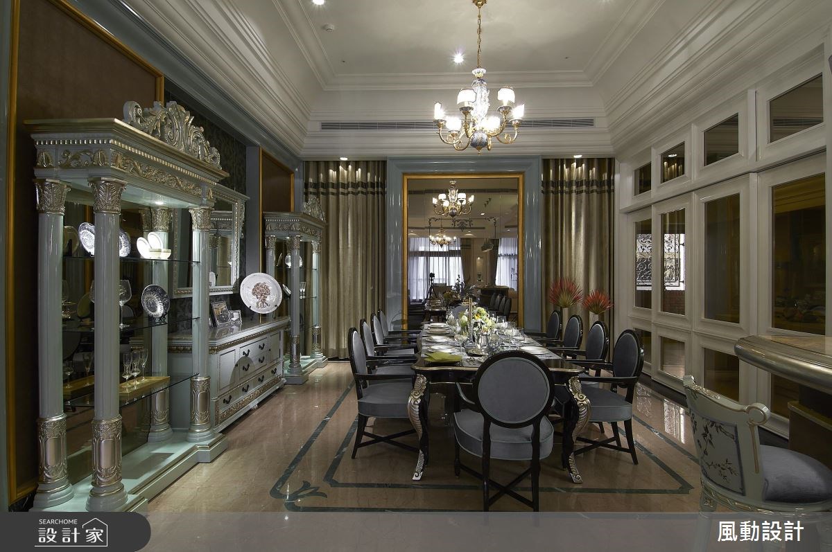 160坪新成屋(5年以下)＿新古典餐廳案例圖片＿風動設計有限公司＿風動_07之5
