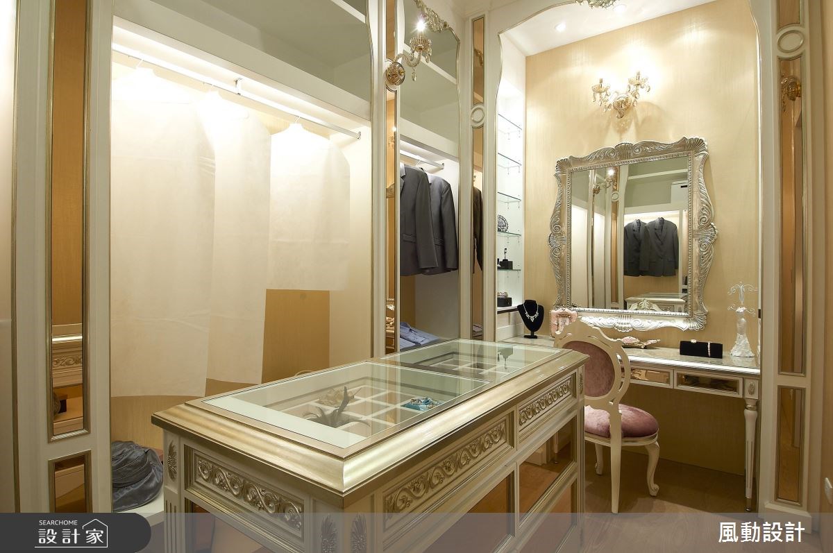 160坪新成屋(5年以下)＿新古典更衣間案例圖片＿風動設計有限公司＿風動_07之8