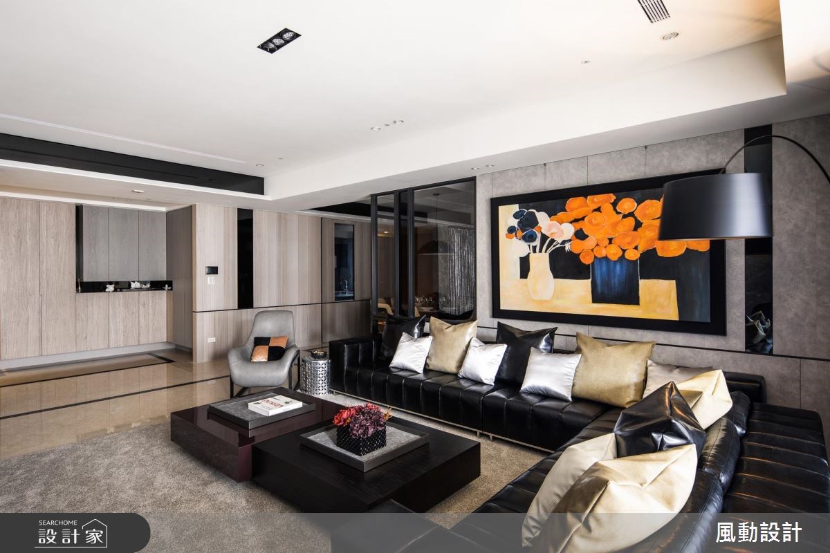 110坪新成屋(5年以下)＿現代風客廳案例圖片＿風動設計有限公司＿風動_09之4