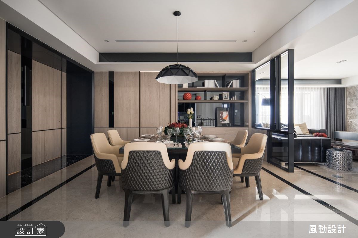 110坪新成屋(5年以下)＿現代風客廳餐廳案例圖片＿風動設計有限公司＿風動_09之7