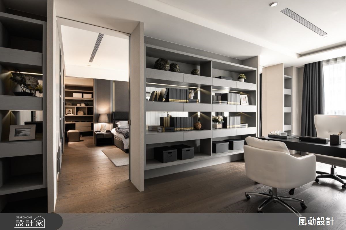 110坪新成屋(5年以下)＿現代風臥室書房案例圖片＿風動設計有限公司＿風動_09之10