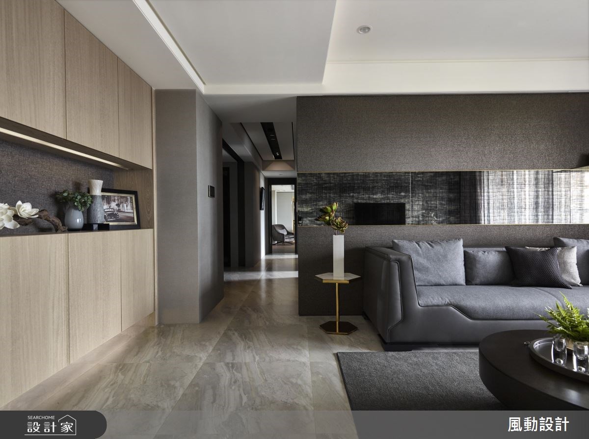90坪新成屋(5年以下)＿現代風客廳案例圖片＿風動設計有限公司＿風動_10之1