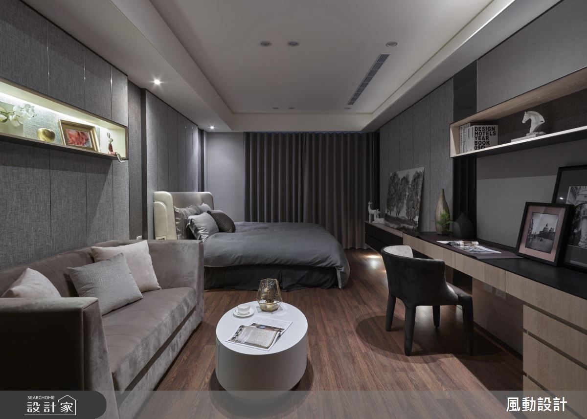 90坪新成屋(5年以下)＿現代風臥室案例圖片＿風動設計有限公司＿風動_10之6