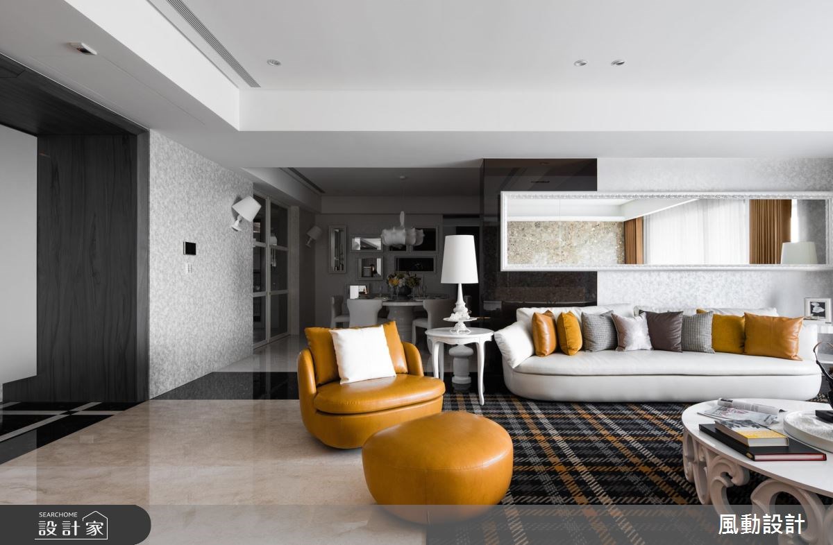 112坪新成屋(5年以下)＿美式風客廳餐廳案例圖片＿風動設計有限公司＿風動_11之1