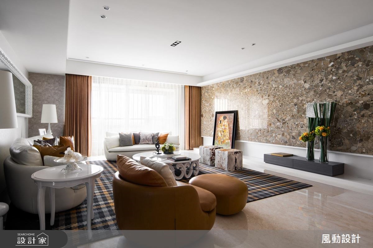 112坪新成屋(5年以下)＿美式風客廳案例圖片＿風動設計有限公司＿風動_11之4