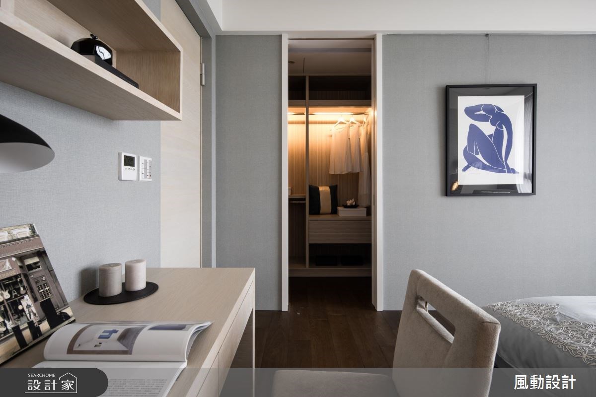 112坪新成屋(5年以下)＿美式風臥室更衣間案例圖片＿風動設計有限公司＿風動_11之12