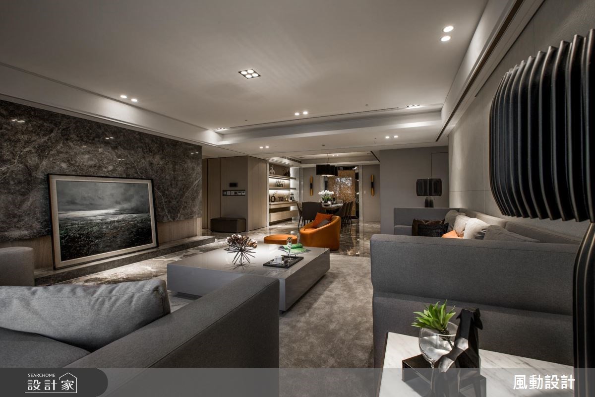 137坪新成屋(5年以下)＿現代風客廳餐廳案例圖片＿風動設計有限公司＿風動_12之5