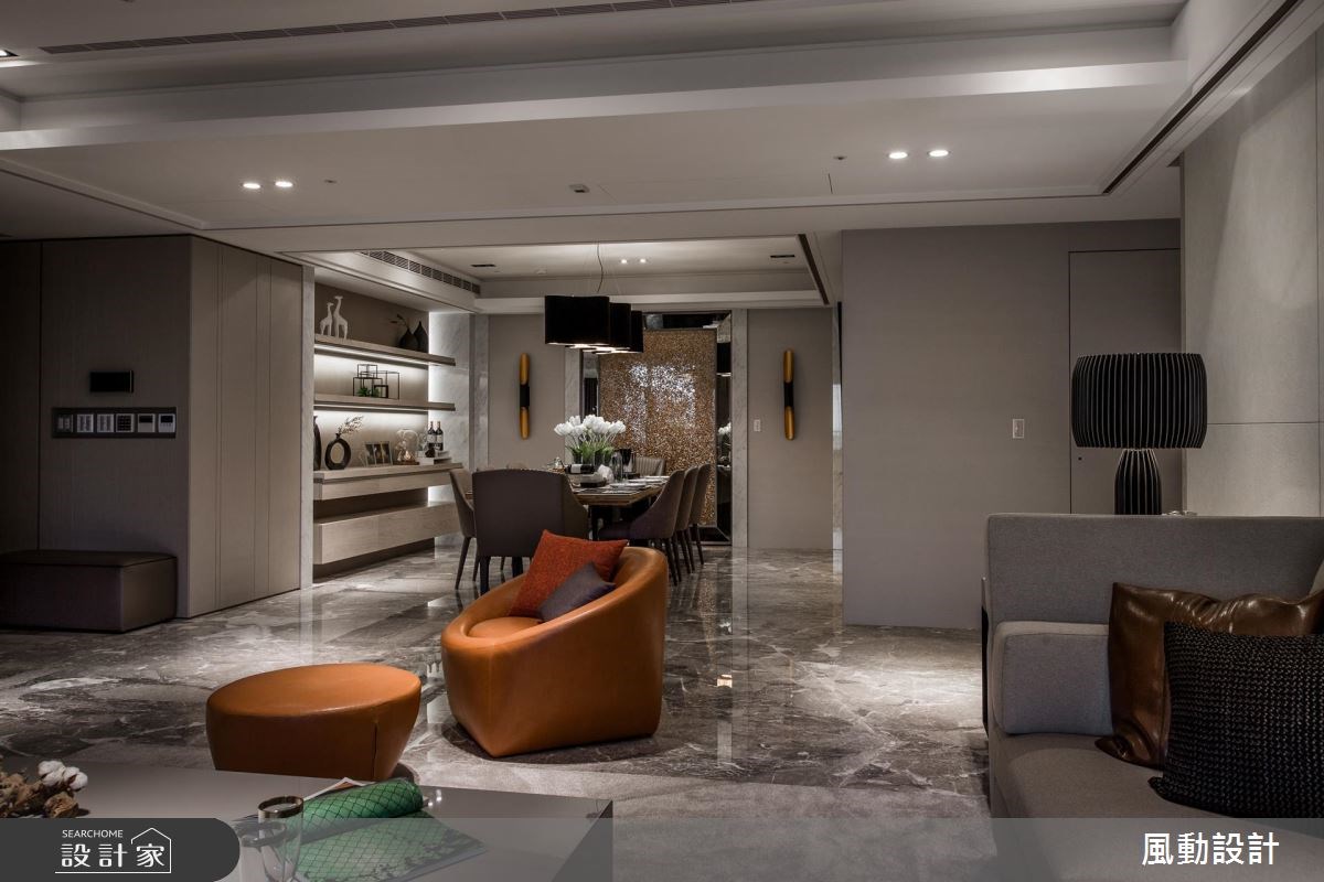137坪新成屋(5年以下)＿現代風客廳餐廳案例圖片＿風動設計有限公司＿風動_12之6