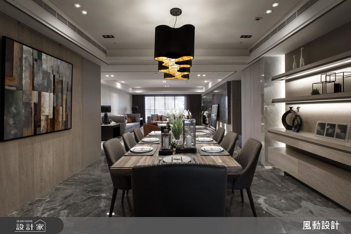 137坪新成屋(5年以下)＿現代風客廳餐廳案例圖片＿風動設計有限公司＿風動_12之9