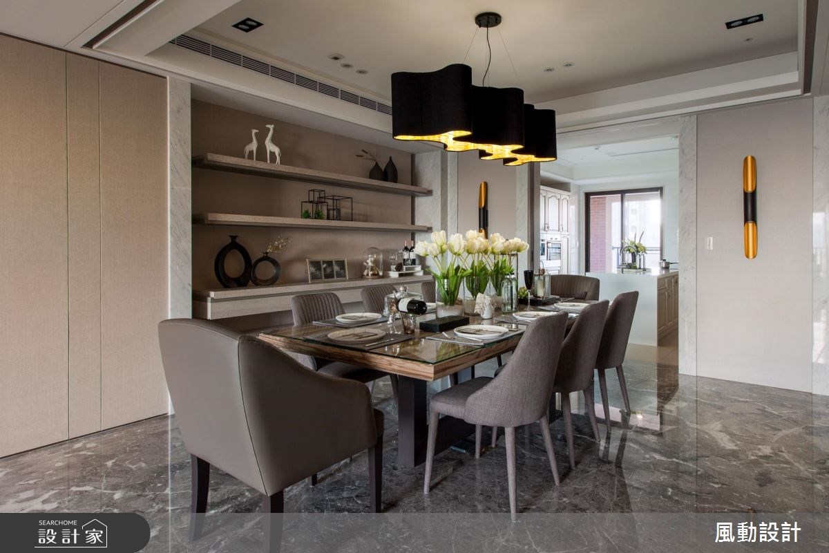 137坪新成屋(5年以下)＿現代風餐廳案例圖片＿風動設計有限公司＿風動_12之10