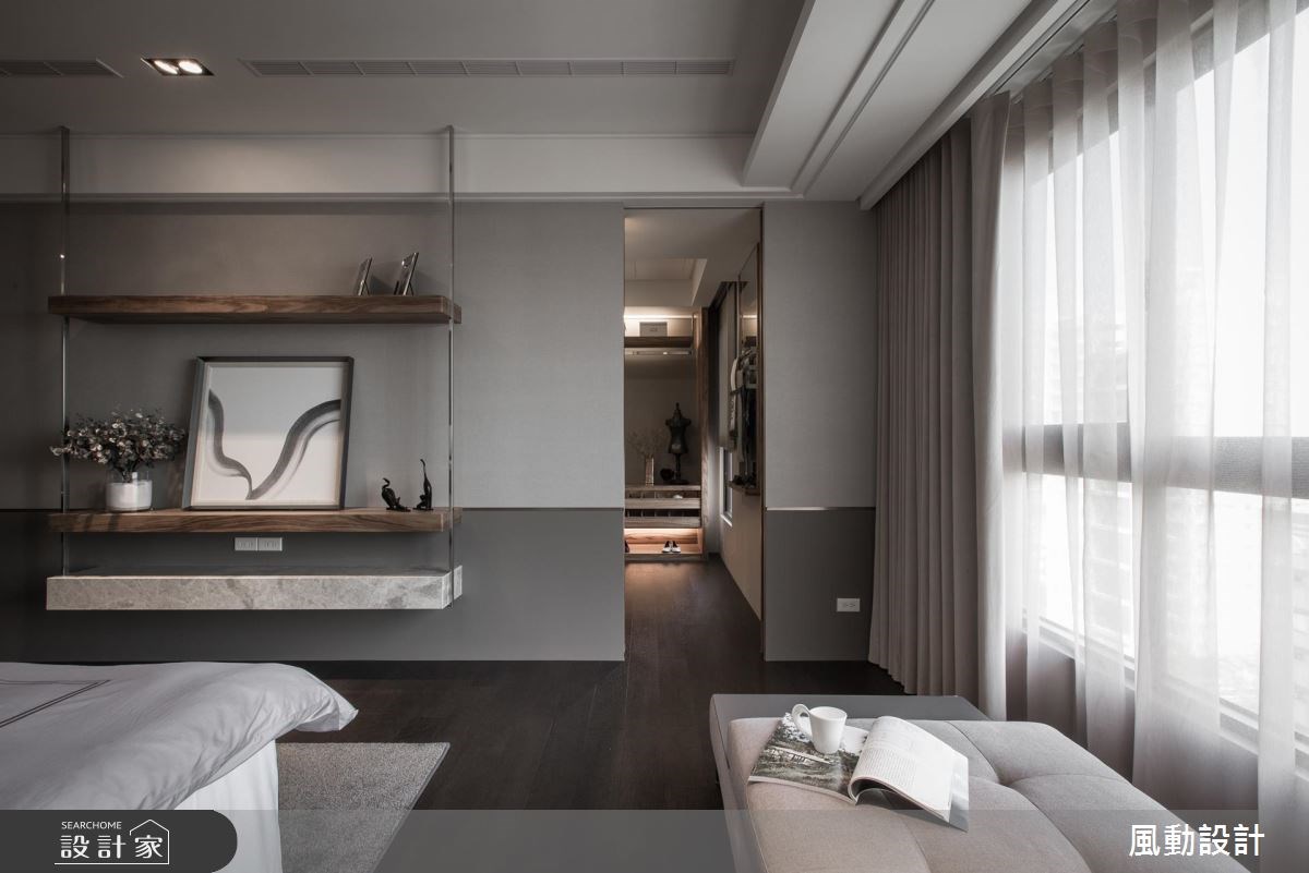 137坪新成屋(5年以下)＿現代風臥室案例圖片＿風動設計有限公司＿風動_12之13