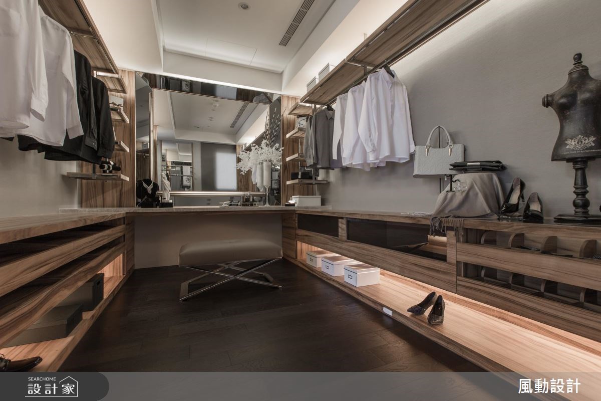 137坪新成屋(5年以下)＿現代風更衣間案例圖片＿風動設計有限公司＿風動_12之14