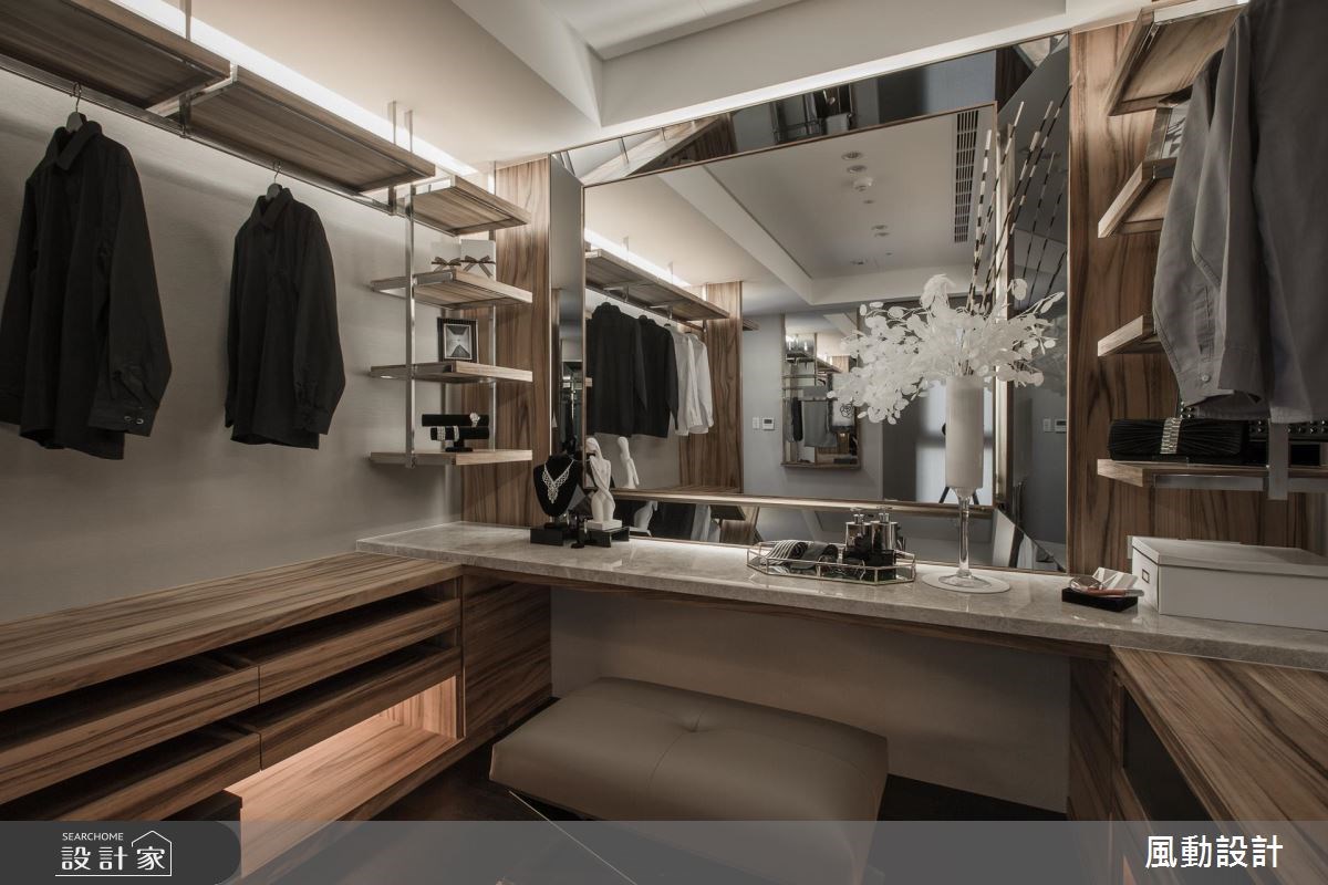 137坪新成屋(5年以下)＿現代風更衣間案例圖片＿風動設計有限公司＿風動_12之15