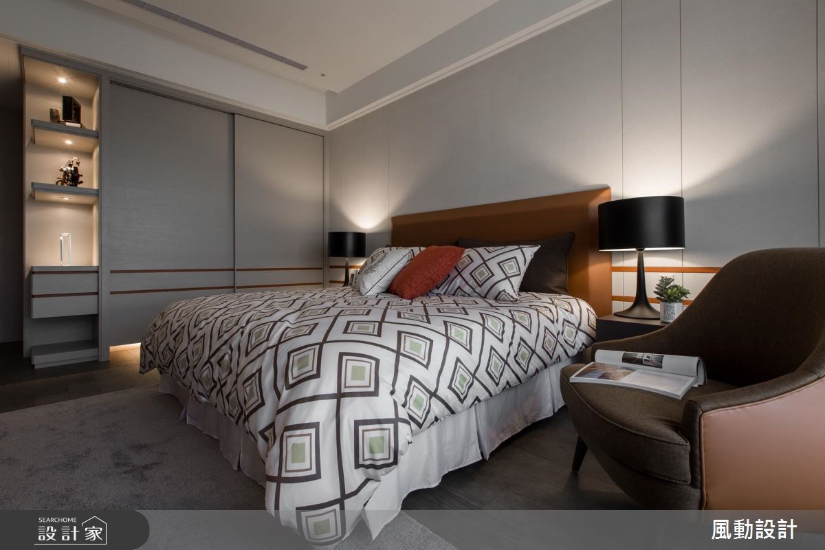 137坪新成屋(5年以下)＿現代風臥室案例圖片＿風動設計有限公司＿風動_12之17