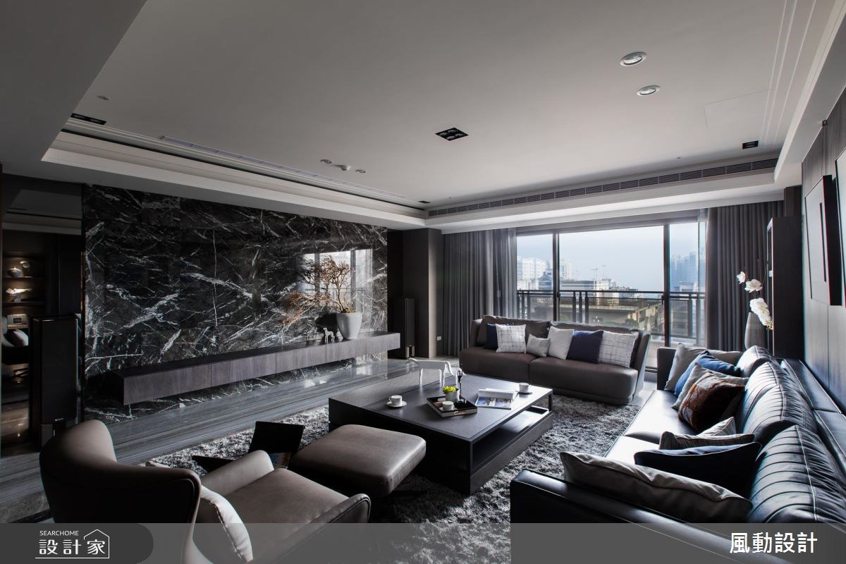 137坪新成屋(5年以下)＿現代風客廳案例圖片＿風動設計有限公司＿風動_13之2