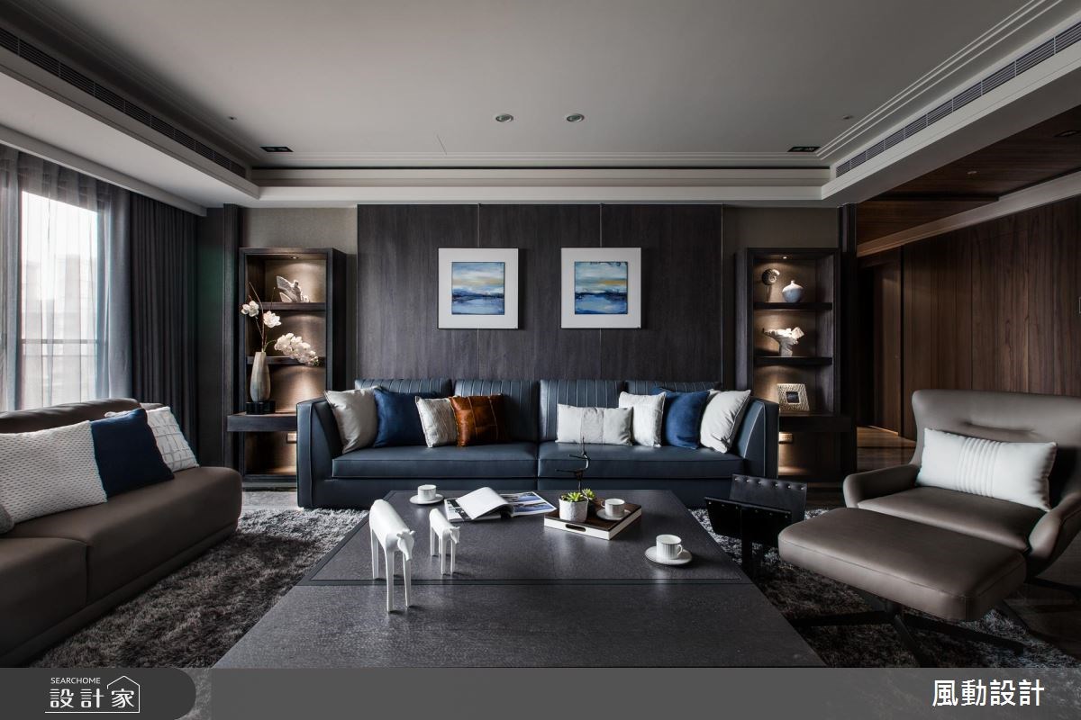 137坪新成屋(5年以下)＿現代風客廳案例圖片＿風動設計有限公司＿風動_13之1