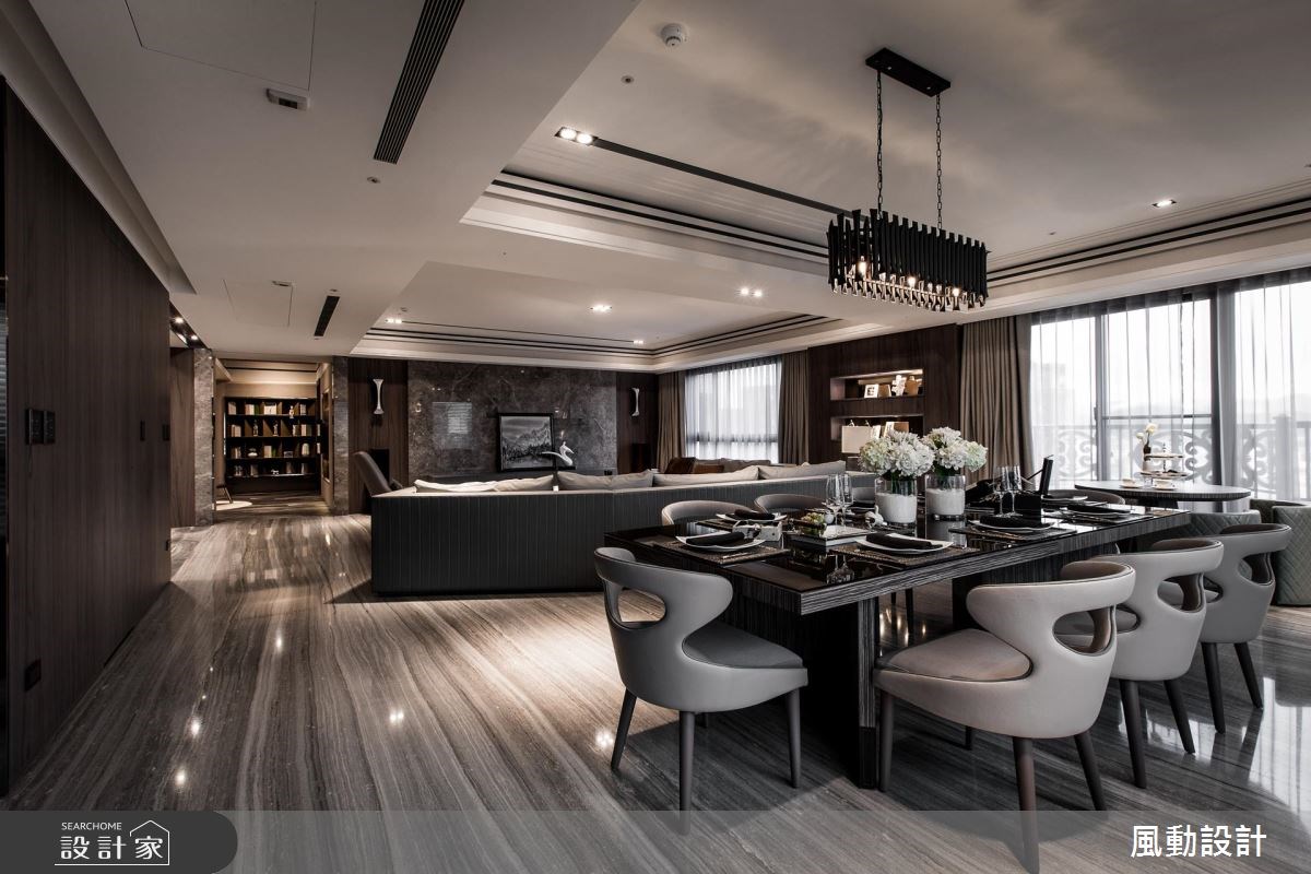 180坪新成屋(5年以下)＿現代風客廳餐廳案例圖片＿風動設計有限公司＿風動_14之2