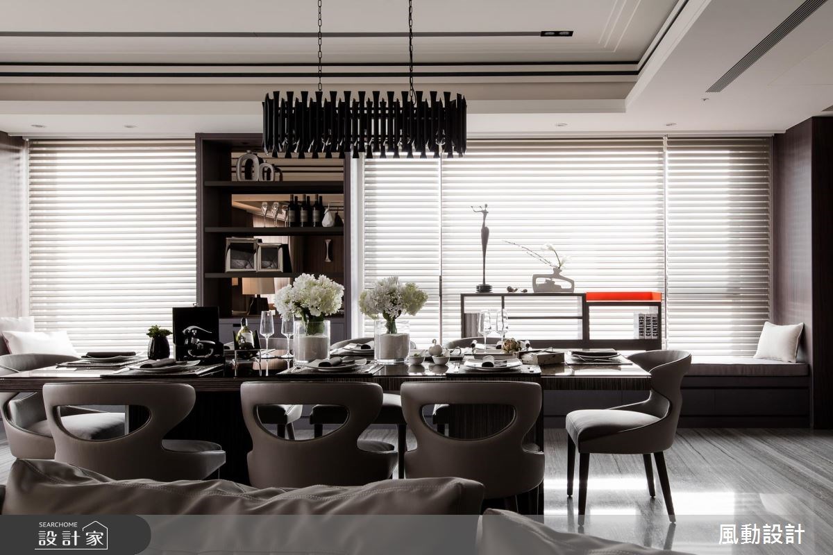180坪新成屋(5年以下)＿現代風餐廳臥榻案例圖片＿風動設計有限公司＿風動_14之9