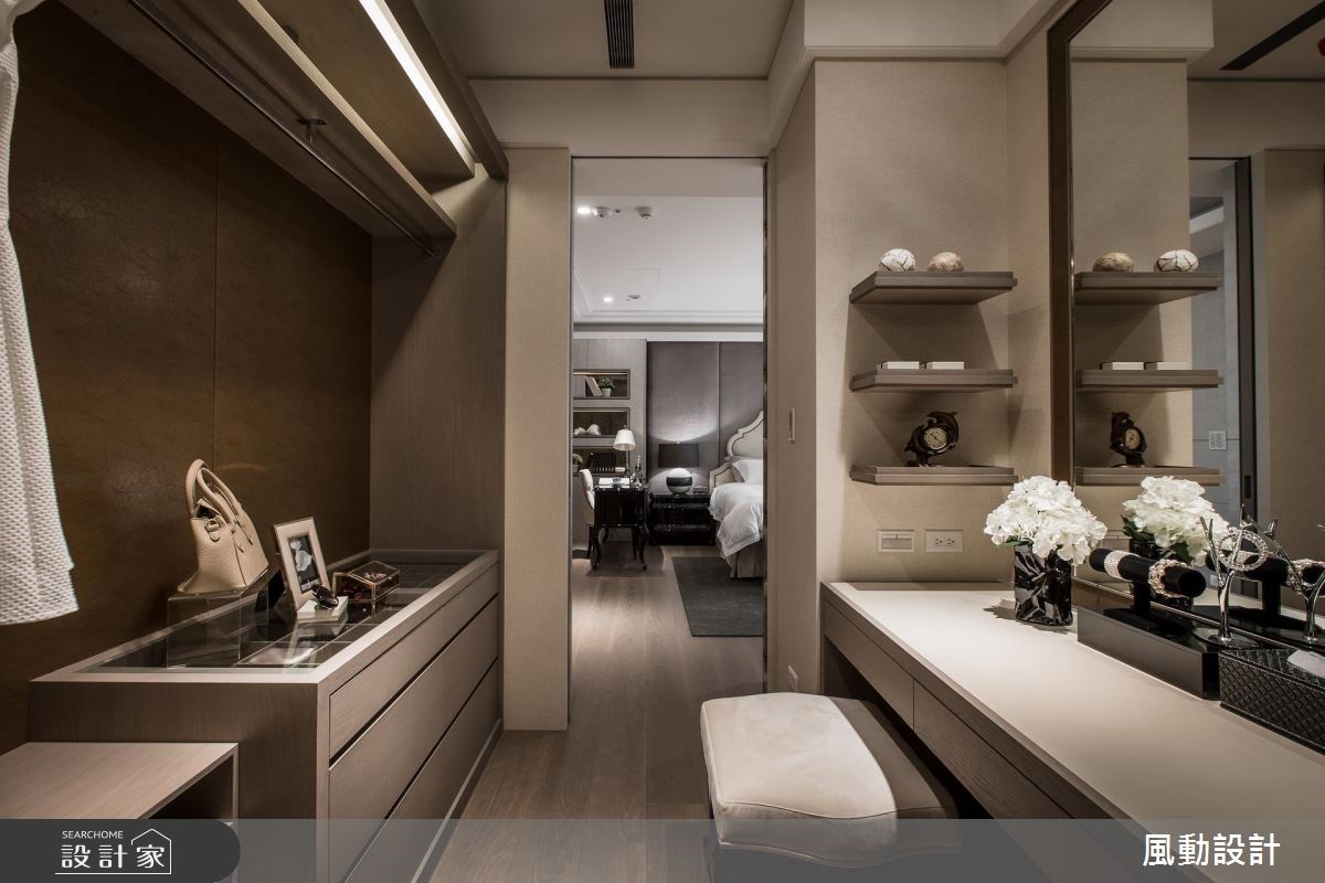 180坪新成屋(5年以下)＿新古典臥室更衣間案例圖片＿風動設計有限公司＿風動_15之15
